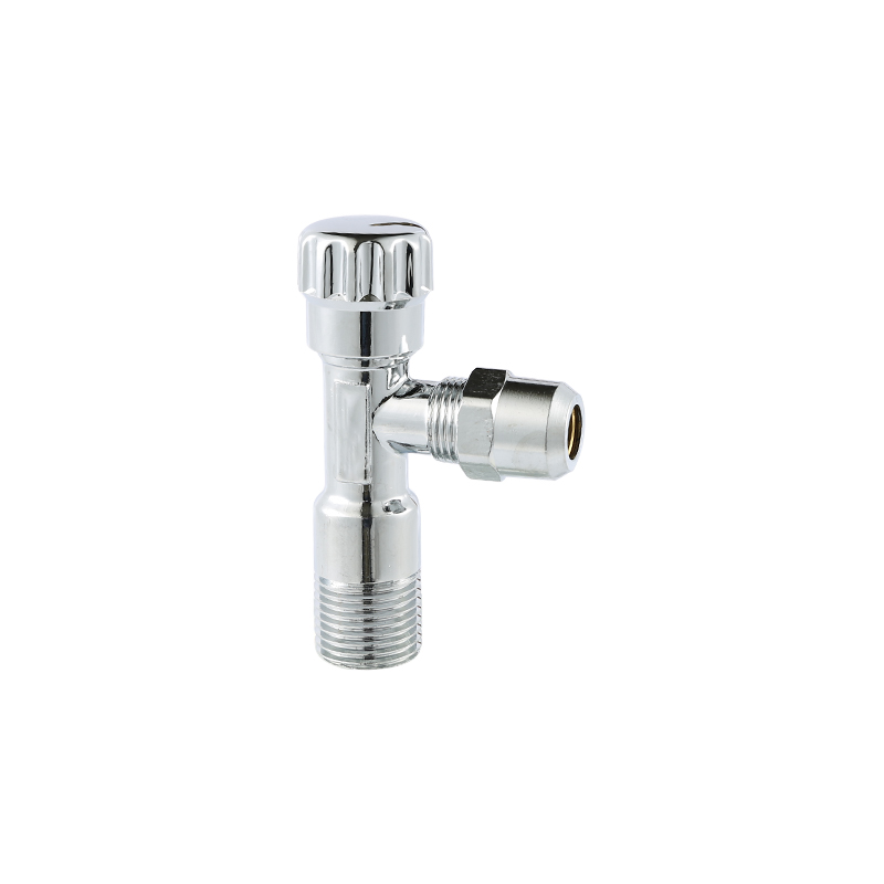 YT2024 Bloemhandvat, met de hand gepolijst en chroom, 1/2 "x10 mm